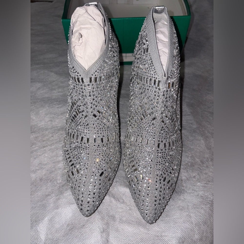 LAUREN LORRAINE SPARKLY BOOTS- SARAH-2 STUNNING, & COMFORTABLE! New in Box - Picture 5 of 7